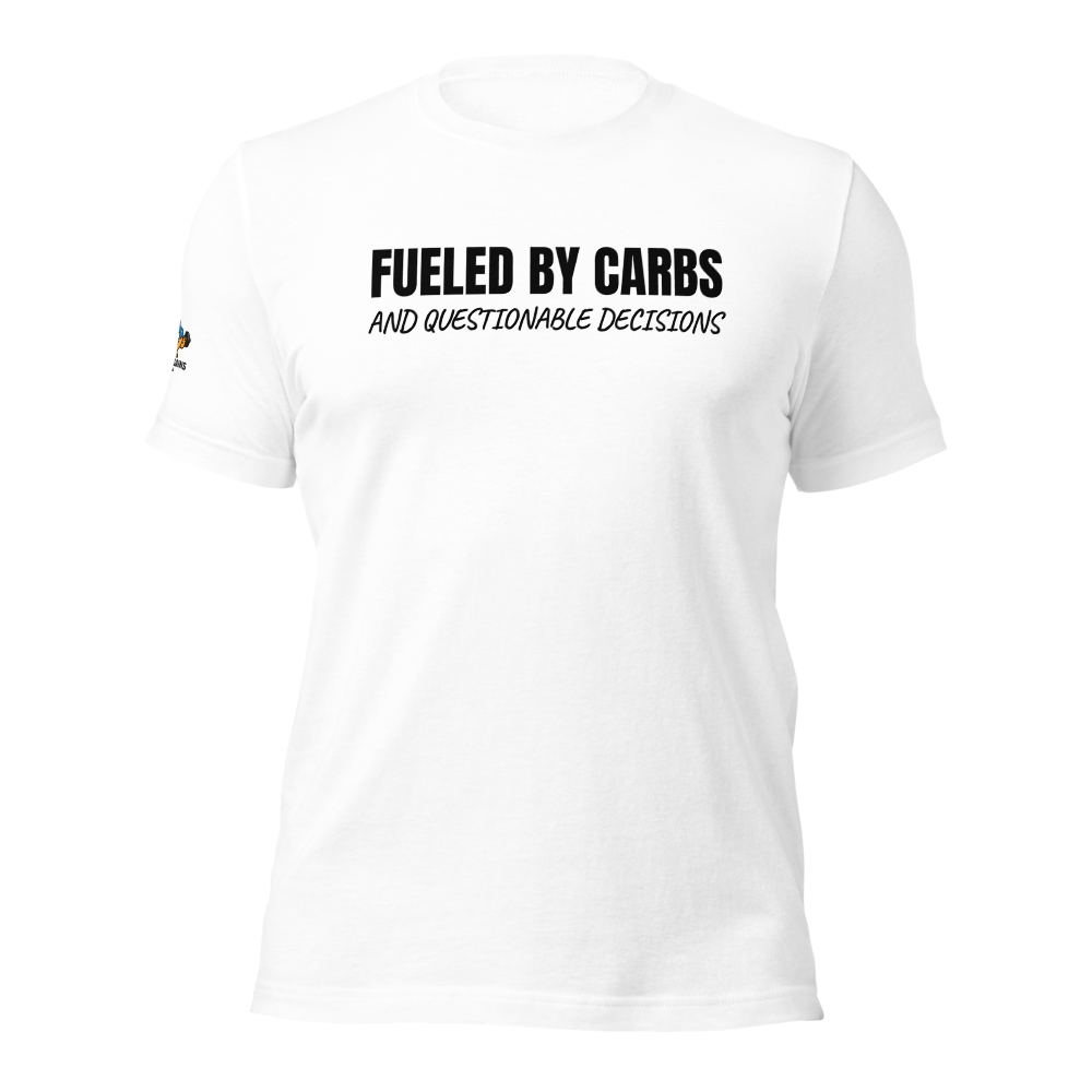 Fueled by carbs and questionable decisions - Premium Tee